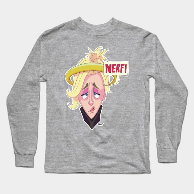 OverWatch - Mercy Long Sleeve T-Shirt by Naigart